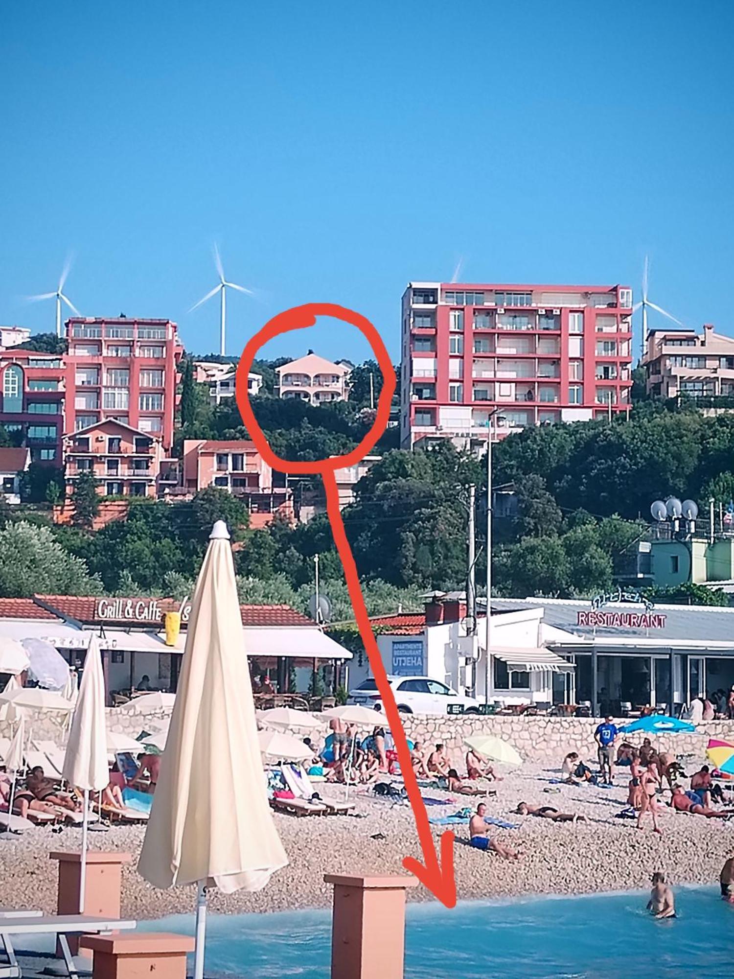 Apartmani Ljubica Утьеха Экстерьер фото